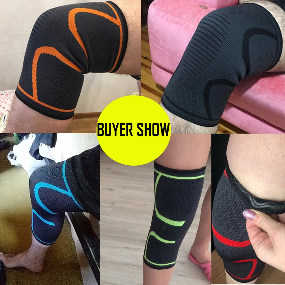 Elastic Nylon Sport Knee Pad Sleeve