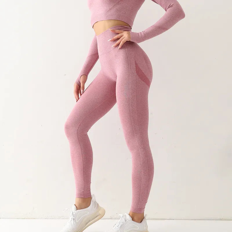 Fitness Sport Seamless Elastic Leggings