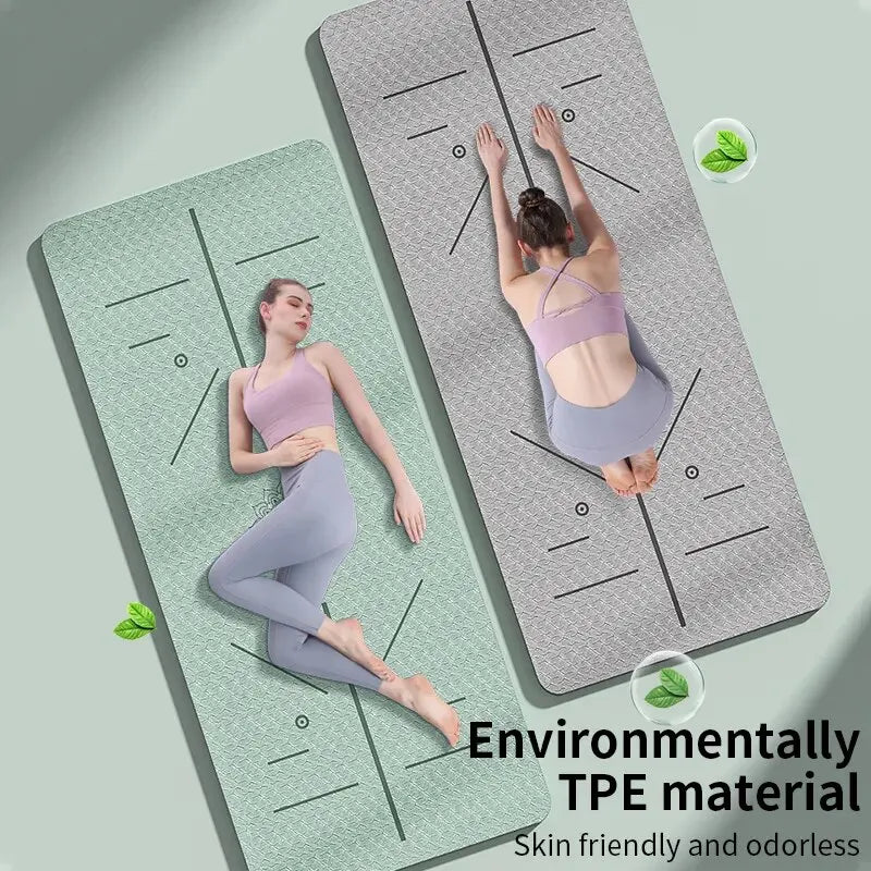 Non-Slip Eco Yoga Mat Set