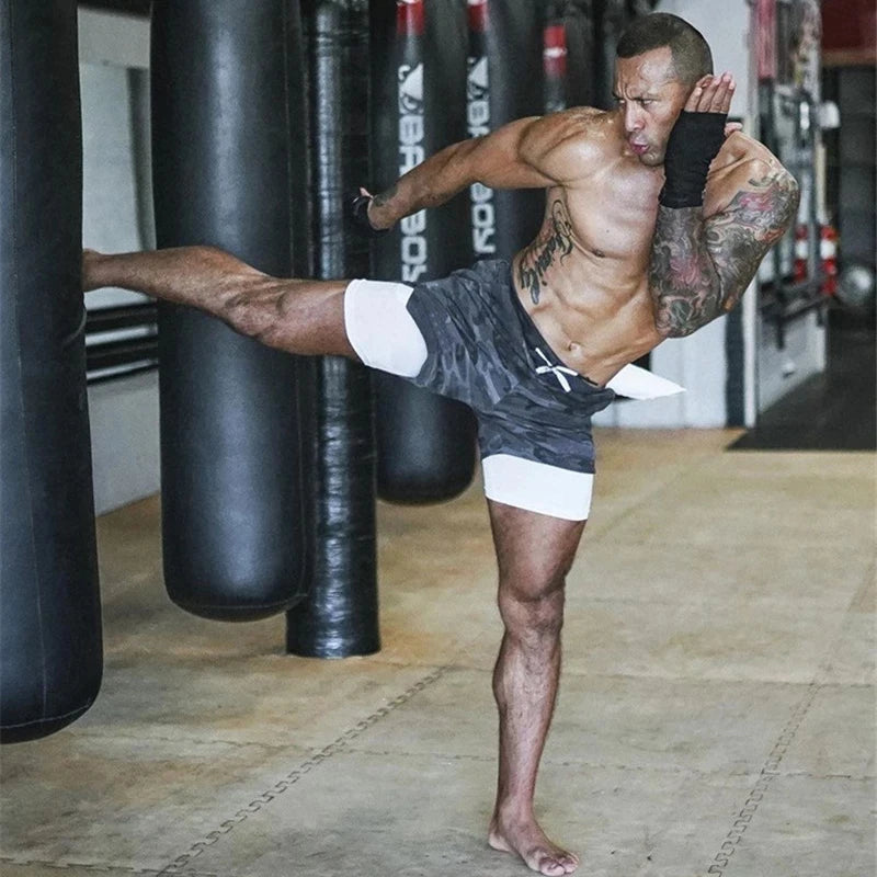 Double-Deck Running Shorts for Men
