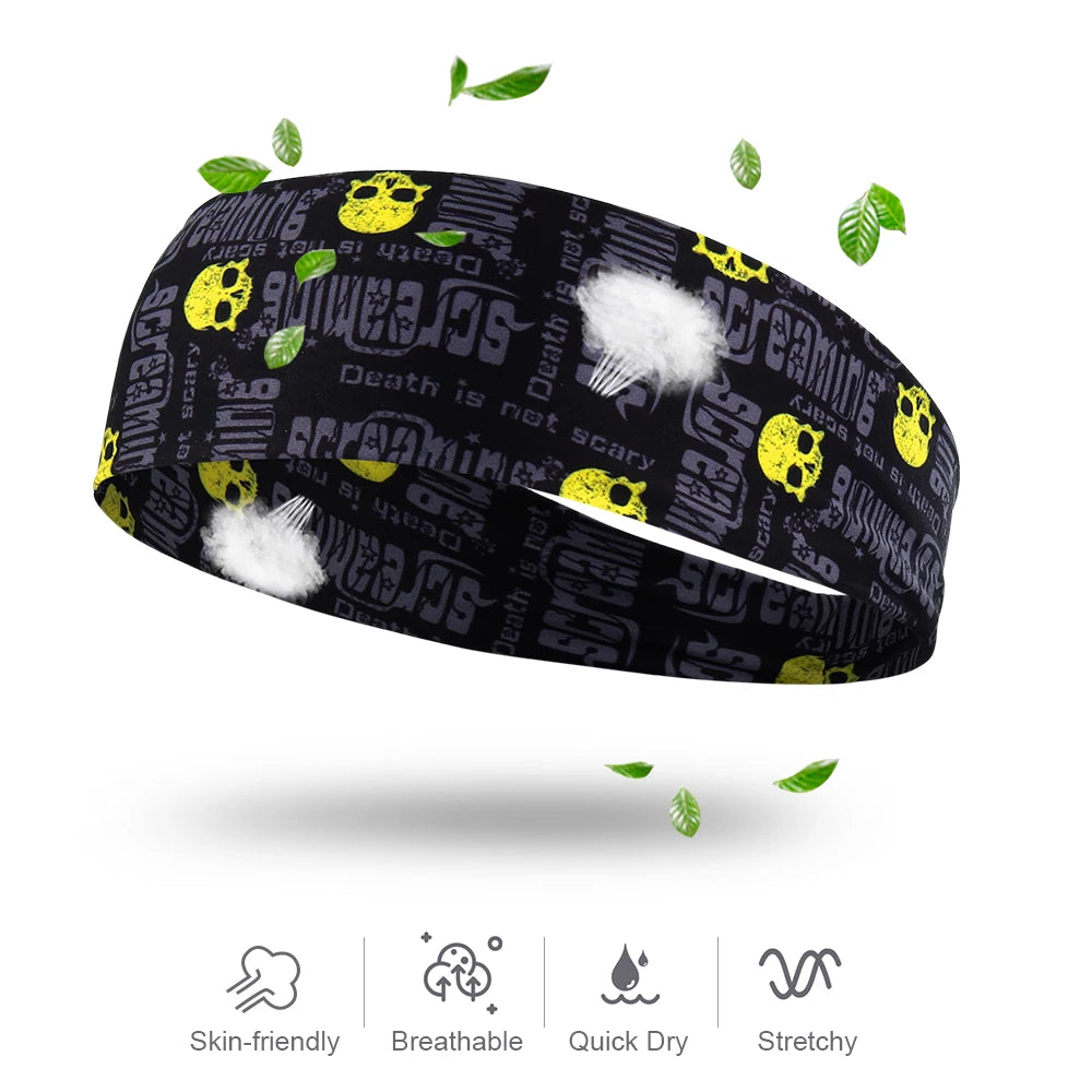Scary Skull Headband for Fitness