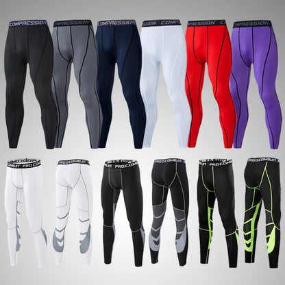 Men's Lycra Compression Fitness Leggings