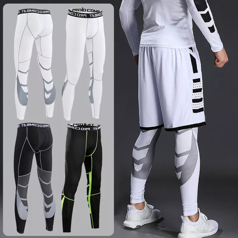 Men's Lycra Compression Fitness Leggings