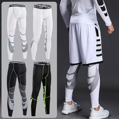 Men's Lycra Compression Fitness Leggings
