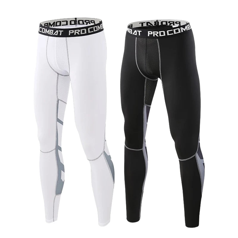 Men's Lycra Compression Fitness Leggings