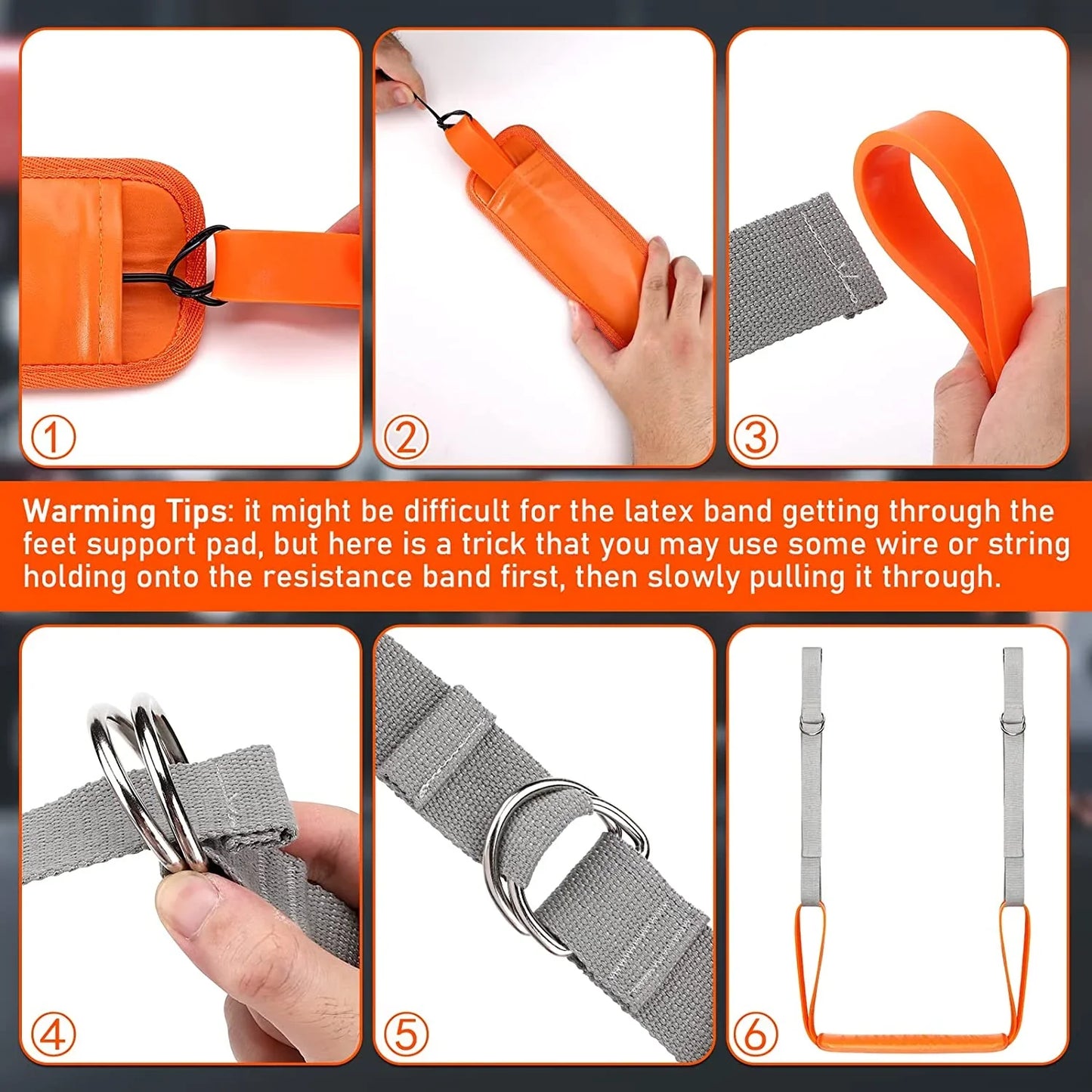 Pull-Up Assistance Resistance Bands Set